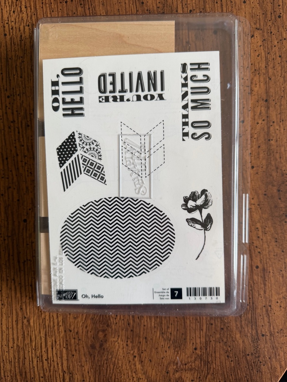Stampin' Up! Oh, Hello Black & White Stamp Set